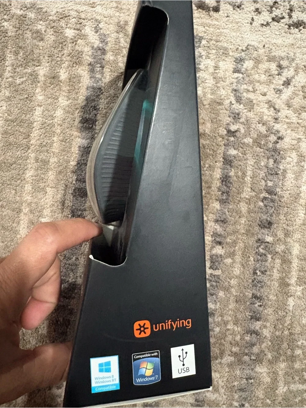 Logitech T400 Zone Touch Wireless Mouse - Black